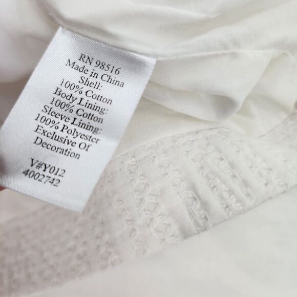 Coldwater Creek Womens Jacket Size P16 Watercolor Embroidered Full Zip Lined - Picture 11 of 12